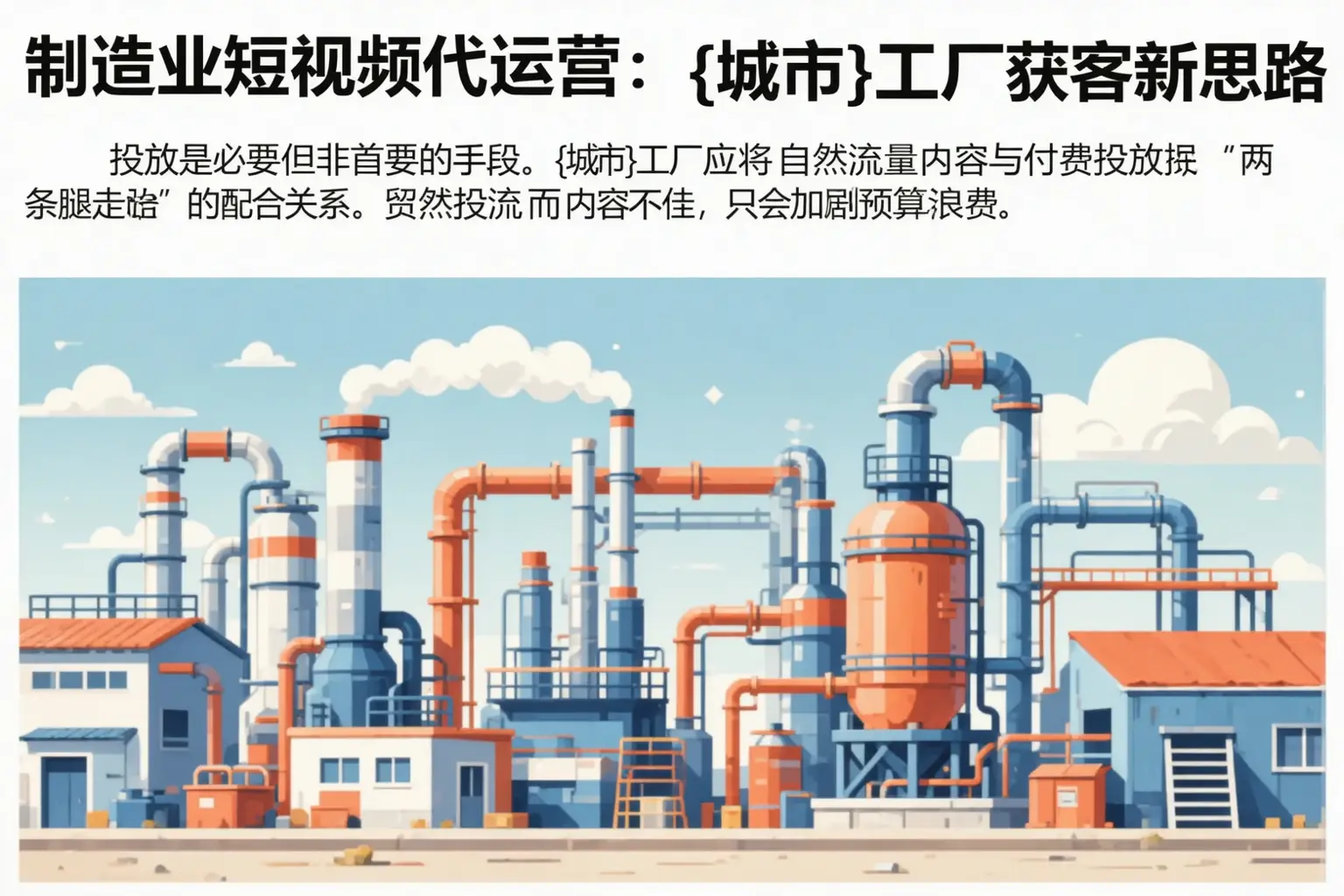 制造业短视频代运营:永泰工厂获客新思路